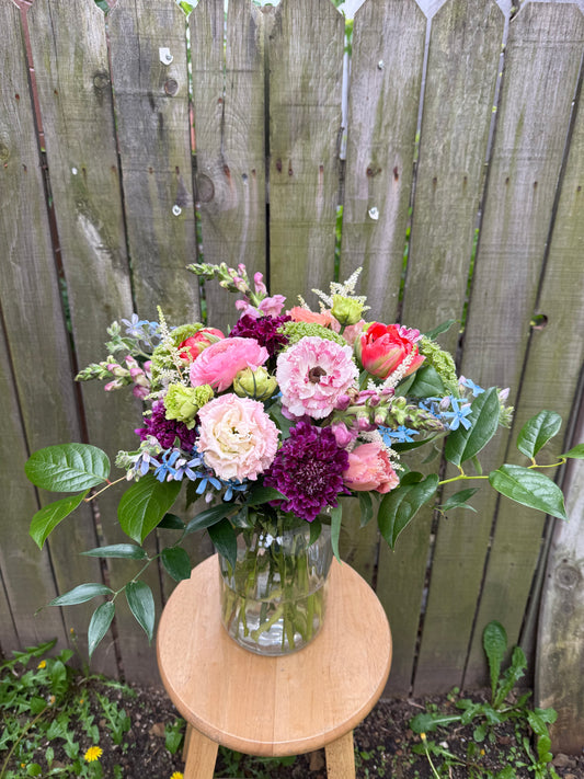 Garden Style Vase Arrangement - LARGE