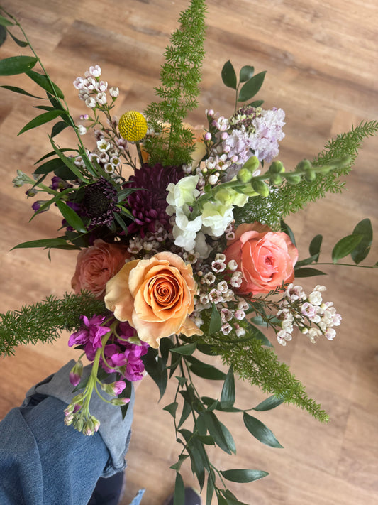 Hand Wrapped Garden-Style Bouquet - STANDARD