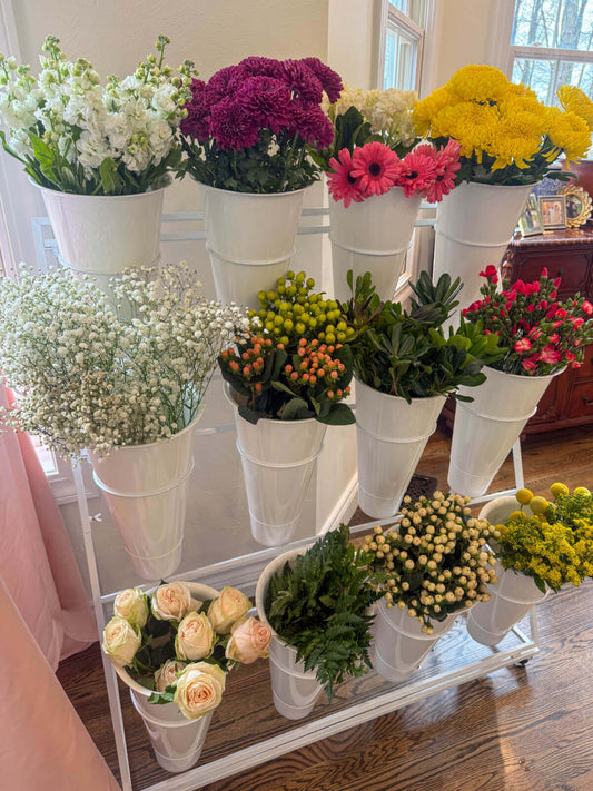 What Is a Flower Bar, and How Does It Work at a Shower or Party?
