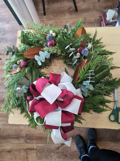 Holiday Wreath Workshop at Acclamation Brewing - Sunday December 6th - 3:00pm-5:00pm