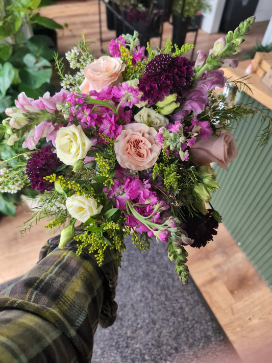 Cat Friendly Hand-Wrapped Bouquet
