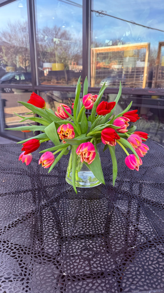 Valentine's Day Local Tulip Arrangement
