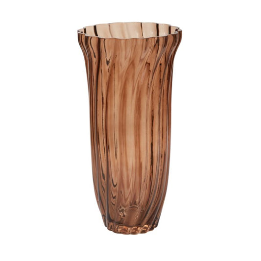 Chanterelle Ribbed Vase 7”