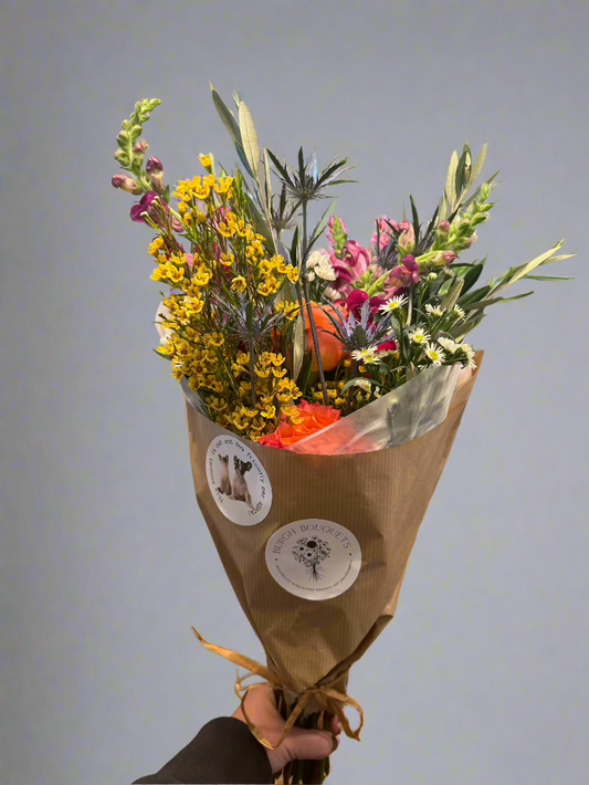 Cat-Friendly Hand-Wrapped Bouquet