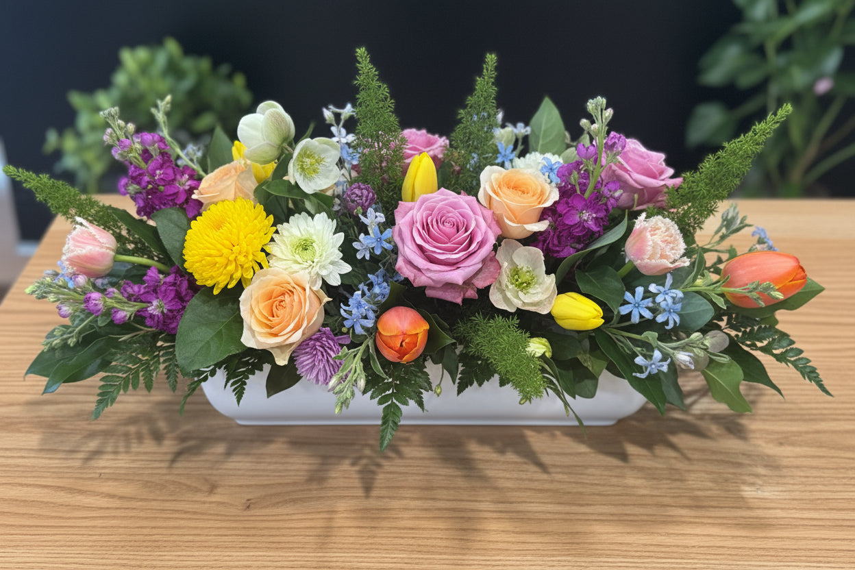 Easter Centerpiece - Long & Low