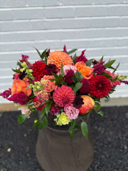 Large Mounded, Elongated Thanksgiving Centerpiece