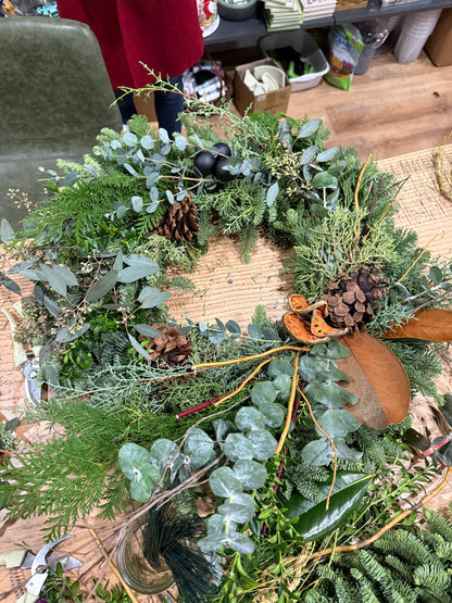 Holiday Wreath Workshop at Acclamation Brewing - Sunday December 6th - 3:00pm-5:00pm