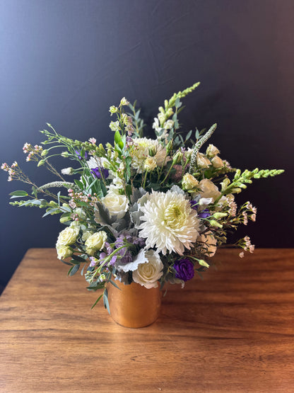 Modern Garden-Style Funeral Arrangement - Large